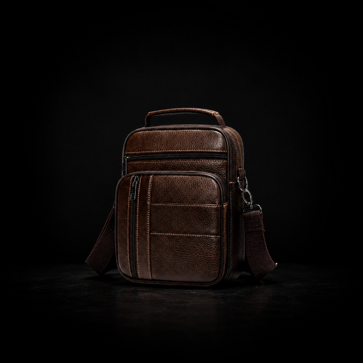 Velora Executive Leather Crossbody Bag