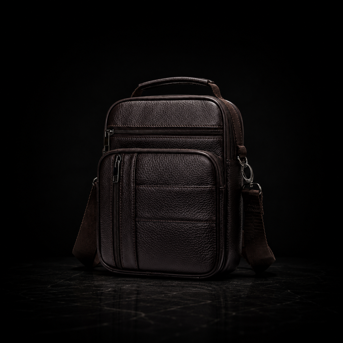 Velora Executive Leather Crossbody Bag