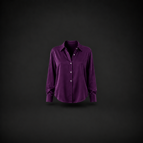 The Celeste Satin Blouse