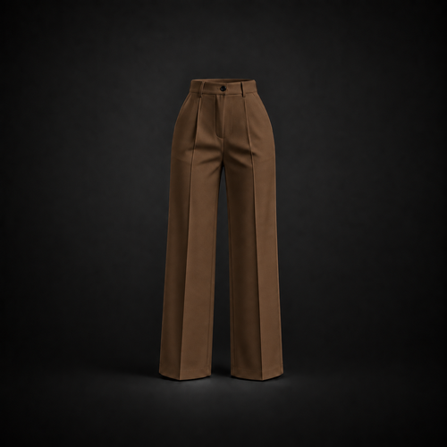 The Astoria High-Waisted Wide-Leg Trousers
