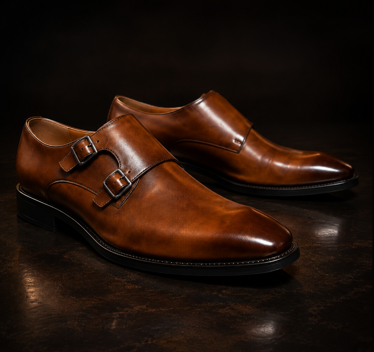 The Regent Double-Monk Leather Shoes